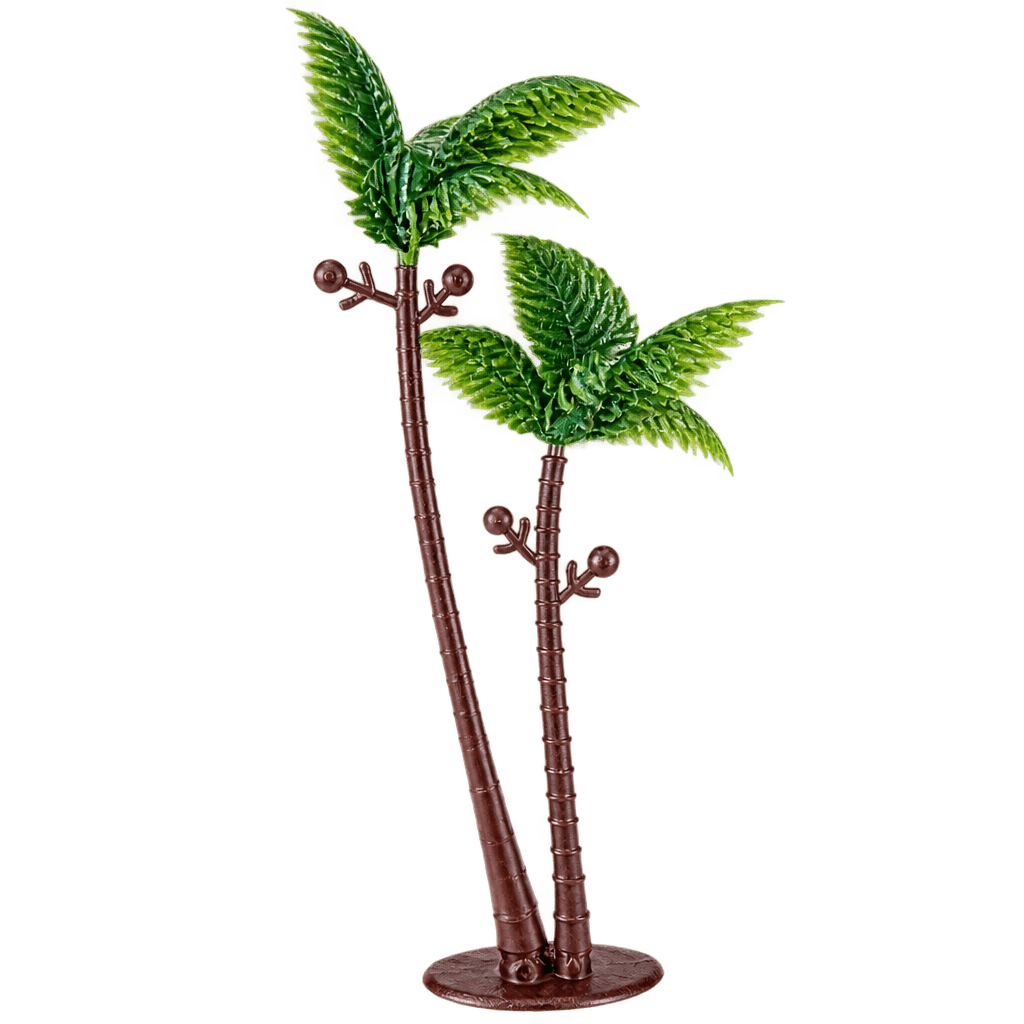 COCONUT PALM TREE MODEL MINIATURE CAKE TOPPER SET OF 1PCS