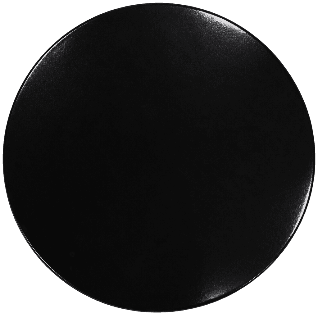 CAKE BOARD ROUND BLACK 8 INCHES
