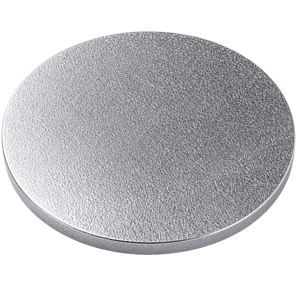 GOLD ROUND CAKE DRUM CORRUGATED 8INCH