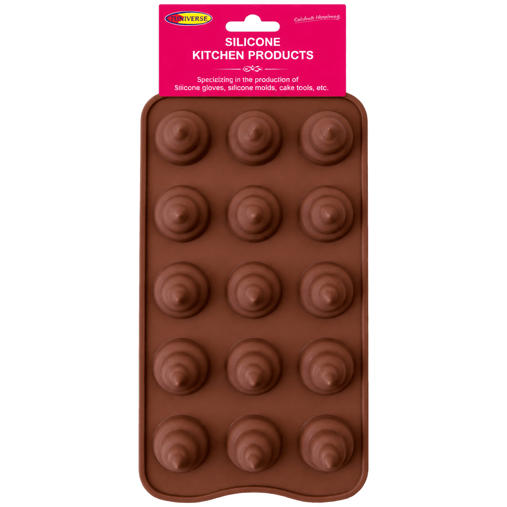 CHRISTMAS CHOCO TREE SHAPED LOLLIPOP, CHOCOLATE, JELLY, CANDY SILICONE MOULD