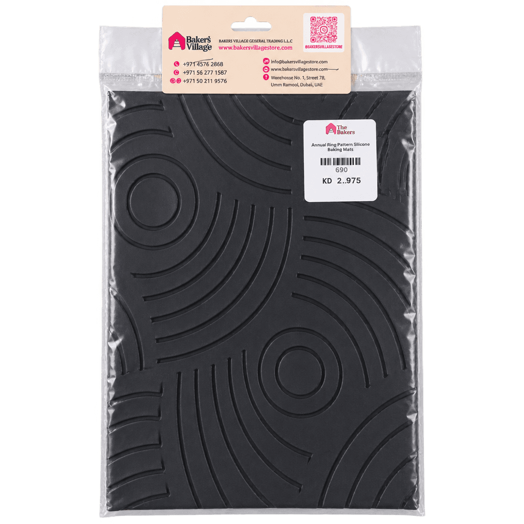 ANNUAL RING PATTERN SILICONE BAKING MATS