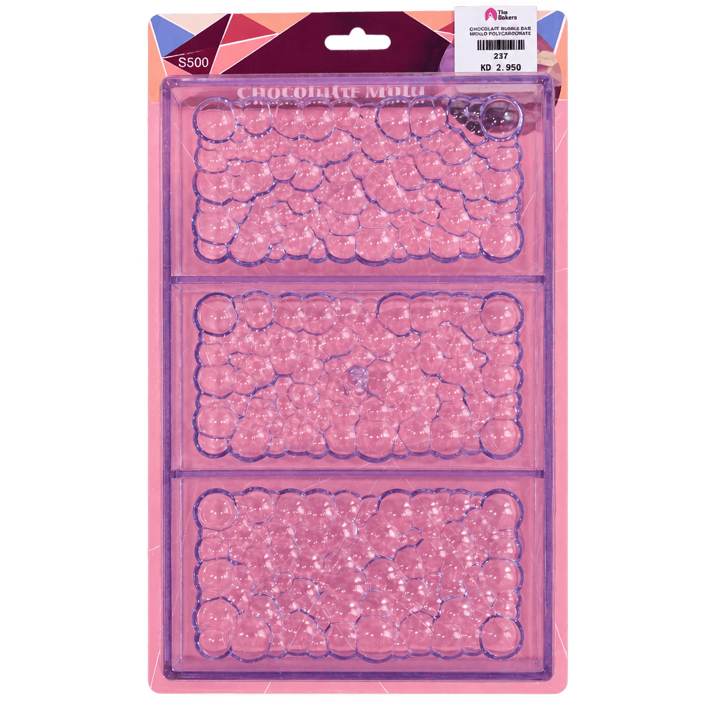 CHOCOLATE BUBBLE BAR MOULD POLYCARBONATE