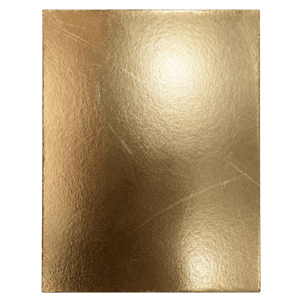 CAKE BOARD RECTANGULAR GOLD 30X40 CM
