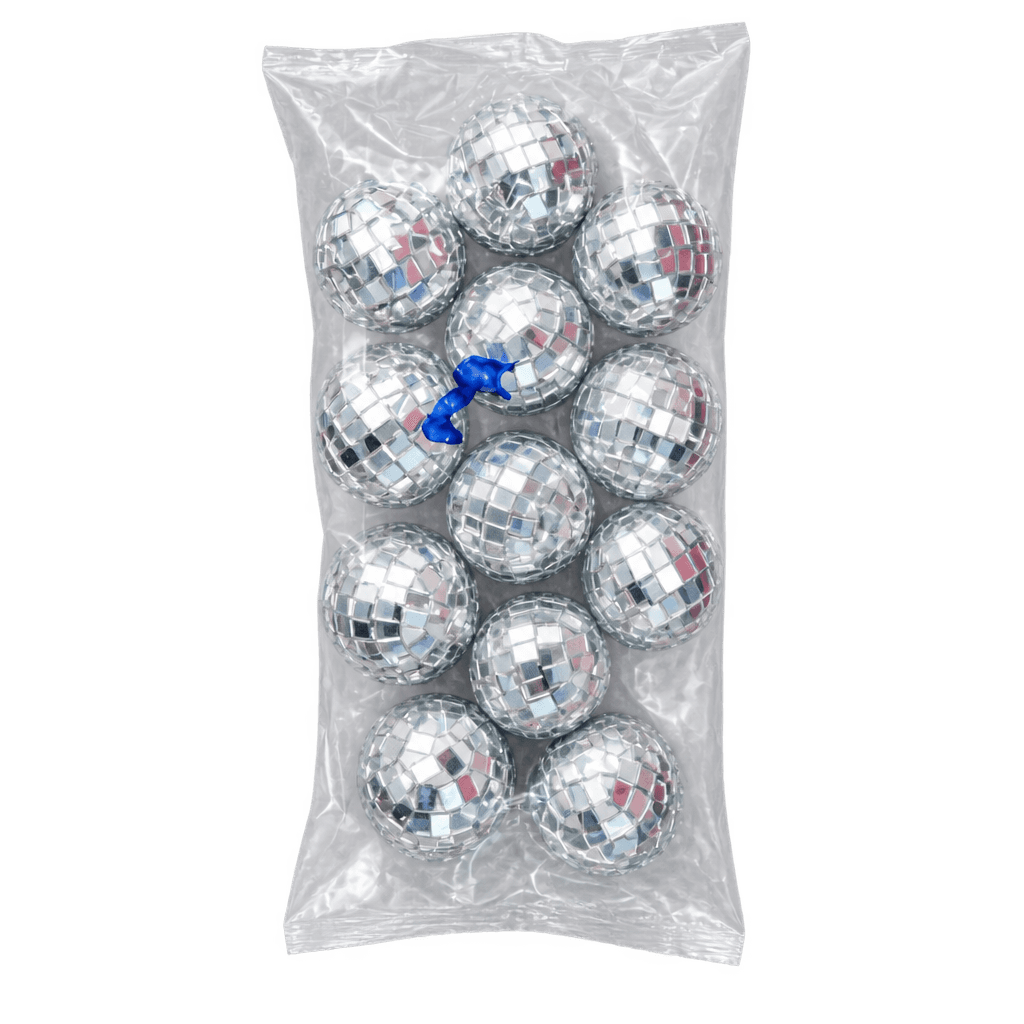 12PCS SET SHINING DISCO BALLS 3CM